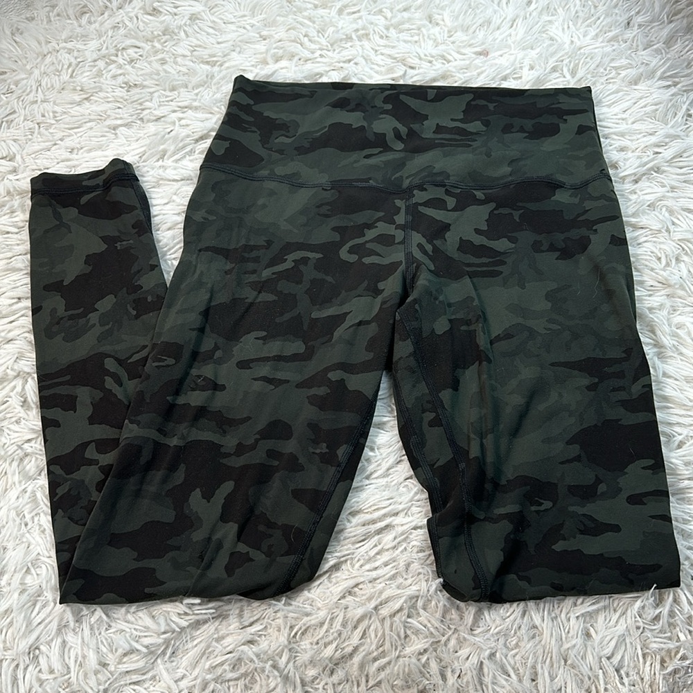 Lululemon Align Pant *Full Length 28" Incognito Camo Multi Gator Green